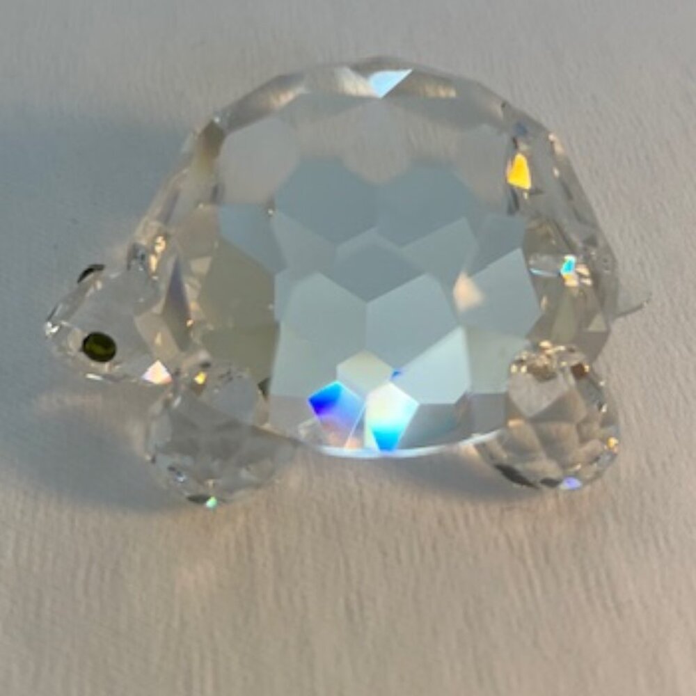 Vintage Swarovski Crystal Turtle Figurine – new in box - Picture 5 of 8